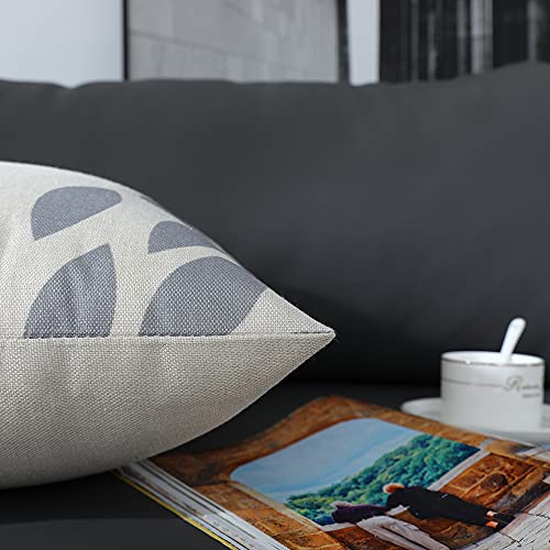 22x22 Inch Boho Linen Pillow Covers Set of 4 for Home Decor