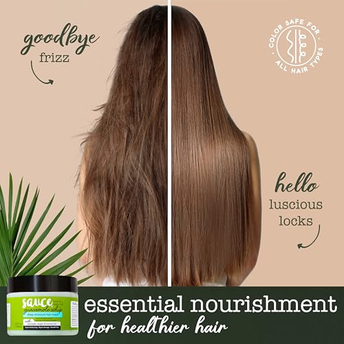 SAUCE Deep Conditioning Hair Mask with Avocado & Honey - 12 Fl Oz