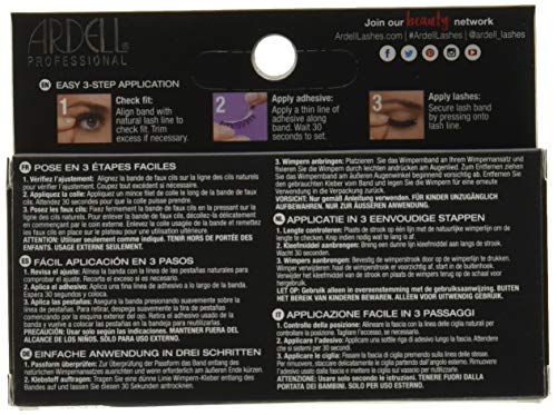 Ardell Faux Mink 817 Black Lashes - Natural Volume & Comfortable Wear