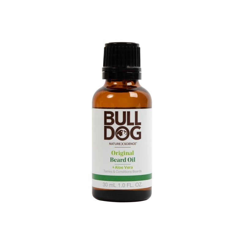 BULLDOG Grooming Original Beard Oil with Aloe Vera, Tames & Conditions Beards, 1 FL OZ