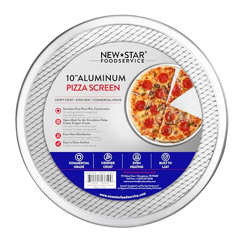 10 Inch Aluminum Pizza Baking Screen - Professional Grade