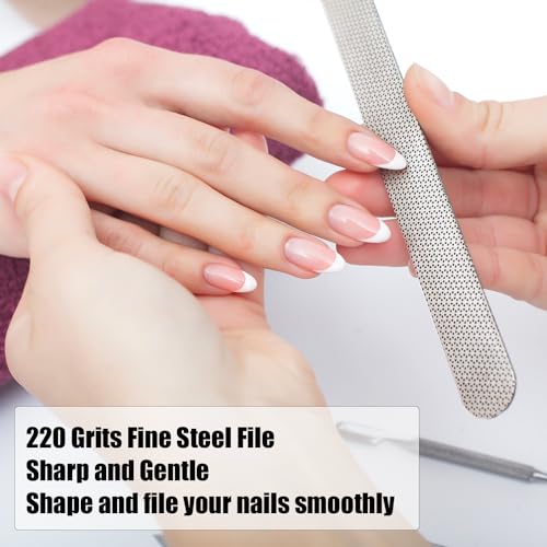 LePinko Professional Nail File and Nano Glass Nail Buffer Set