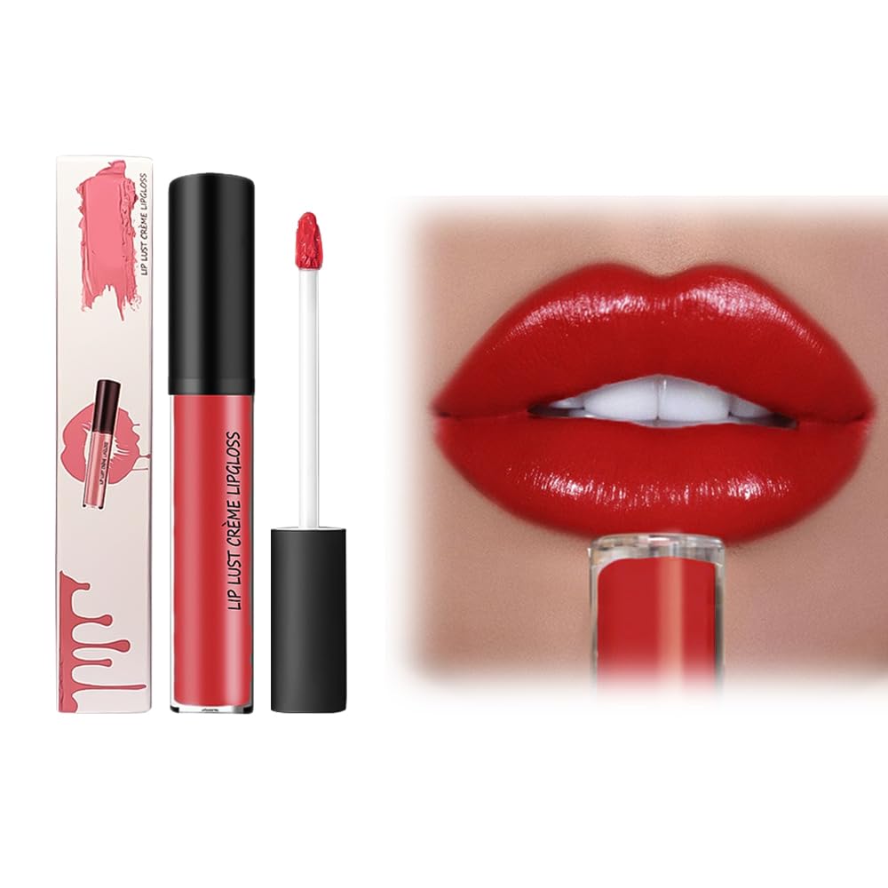Long Lasting Cream Texture Lipstick - 12 Vibrant Colors | Hydrating Velvet Lip Makeup