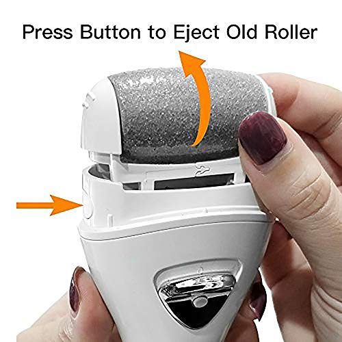 PRITECH Callus Remover Replacement Rollers - 6 Pack for Electric Foot File