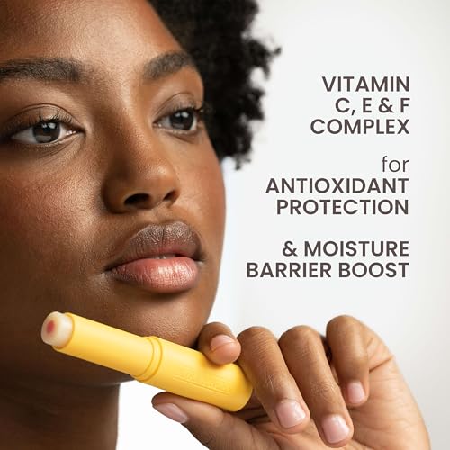 Burt's Bees Boosted Lip Balm Sheer Plus Pack of 2 - Vitamin Nourishing, 24H Moisture, Sheer Finish, Natural Lip Care