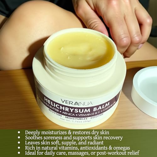 VeraNua Helichrysum & Arnica Balm – Organic Moisturizing Body Butter