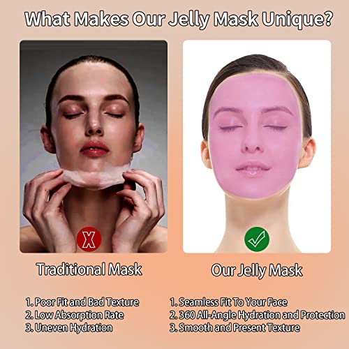 Nielies Jelly Mask for Instant Hydration - Vegan Peel Off Facial Mask