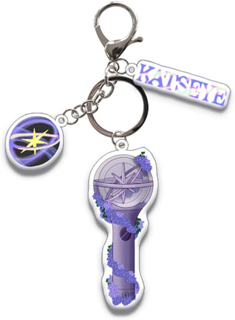 Acrylic Lightstick Keychain - Katseye Concert Pendant Charm | Perfect Fan Gift for Backpack Accessories