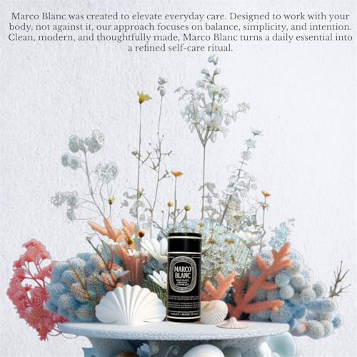 Marco Blanc Organic Zero Waste Probiotic Deodorant for Sensitive Skin - Aluminum-Free & Vegan