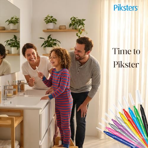 Piksters Interdental Brush Size 1 for Tight Gaps - 35 Pack