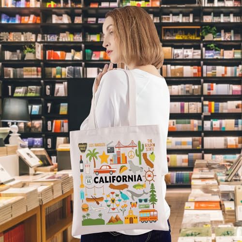 California Travel Tote Bag - Stylish Shopping & Grocery Bag