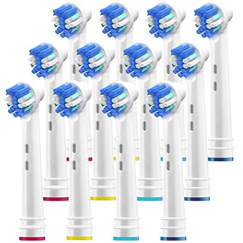 Replacement Brush Heads for Oral-B Electric Toothbrushes - 12 Pack