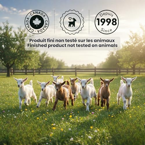 Caprina Lavender Goat Milk Bar Soap 4-Pack | Calming, Moisturizing, Made in Canada