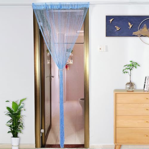 Sequin Curtain for Doorway - 39x79 inch, Washable String Curtain
