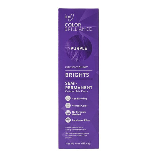Brights Semi-Permanent Hair Color - Vibrant Purple Shade for Lasting Color