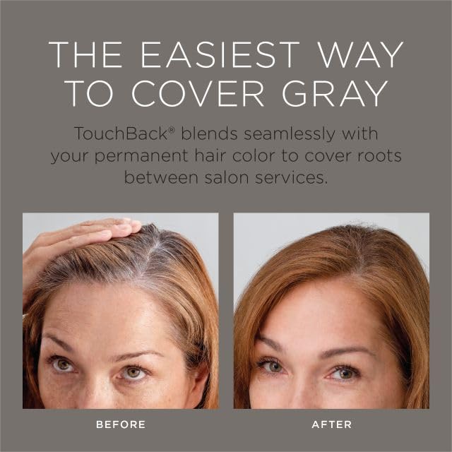 Root Touch Up Marker - Gray Hair Concealer with Real Hair Color - Light Brown