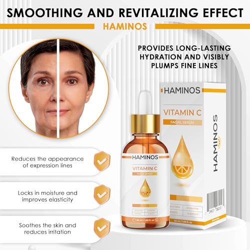 HAMINOS Vitamin C Serum with Niacinamide & Hyaluronic Acid - 50ml