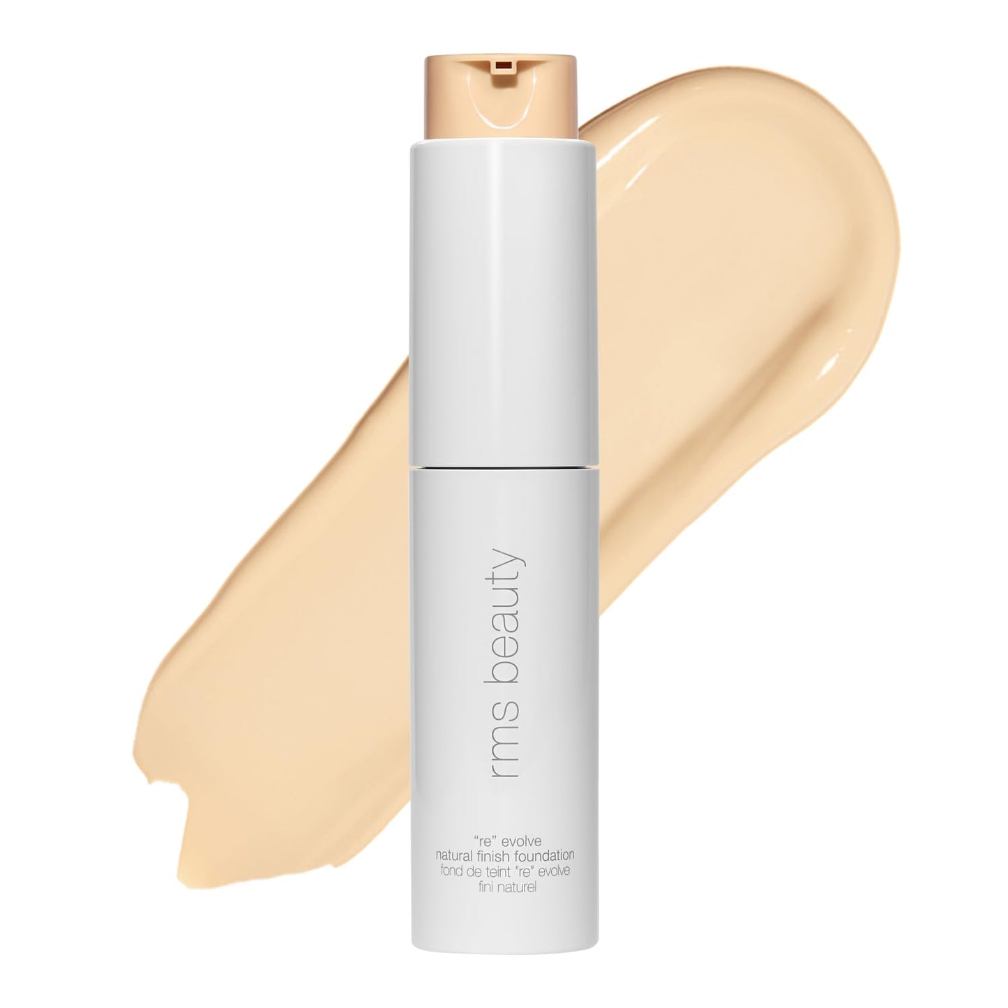 RMS Beauty ReEvolve Liquid Foundation - Silicone-Free Medium Coverage Skin Tint for Mature Skin | Hydrating & Firming - 1oz