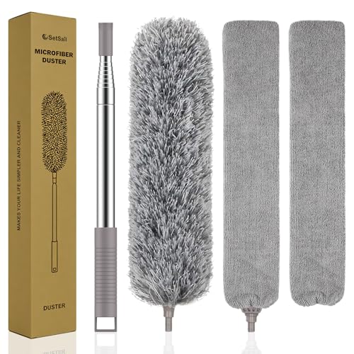 SetSail Extendable Duster with Bendable Microfiber Head - 100 Inch