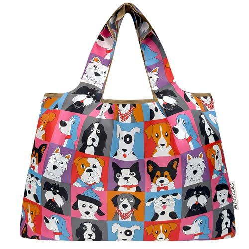 Large Foldable Nylon Reusable Grocery Tote Bags - Eco-Friendly
