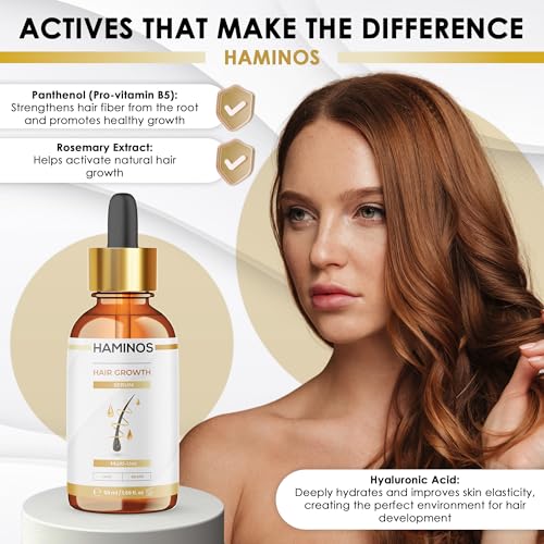 Hair Growth Serum with Rosemary & Ginseng – 50ml Anti-Hair Loss Formula