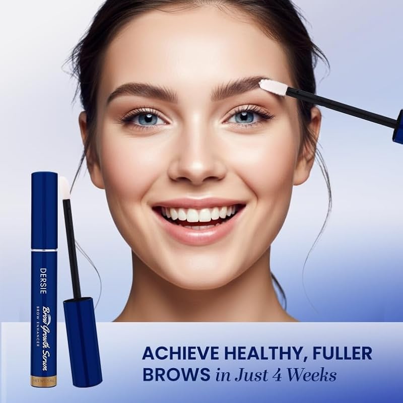 Dersie Eyebrow Growth Serum 0.17 Fl Oz – Nourishing Peptide, Biotin & Arginine for Fuller Brows (Pack of 1)