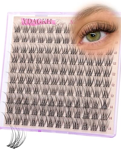 Natural Wispy Lash Clusters - 10-14mm CC Curl Eyelash Extensions