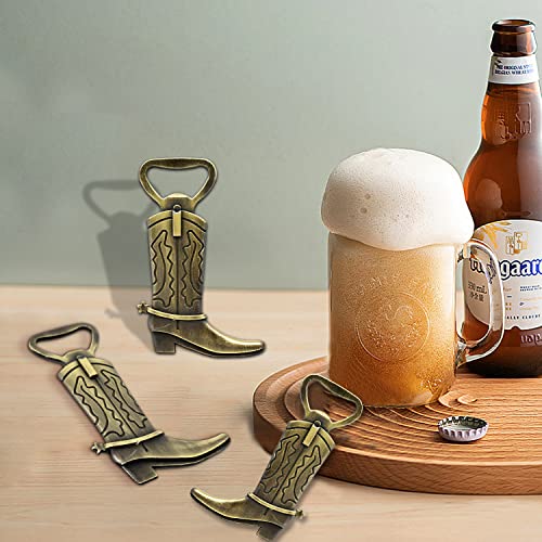 Cowboy Boot Bottle Openers - 4PCS Novelty Beer & Wine Openers