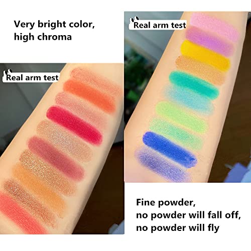Timipoo Double Color Eye Shadow Palette - Matte & Shimmer Shades