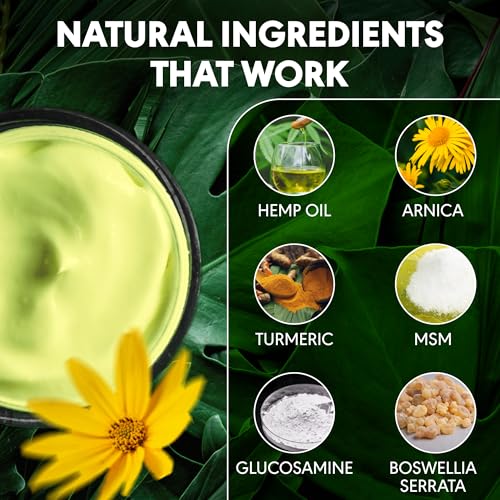 Maximum Strength Hemp Cream with Arnica & Aloe - 4 OZ
