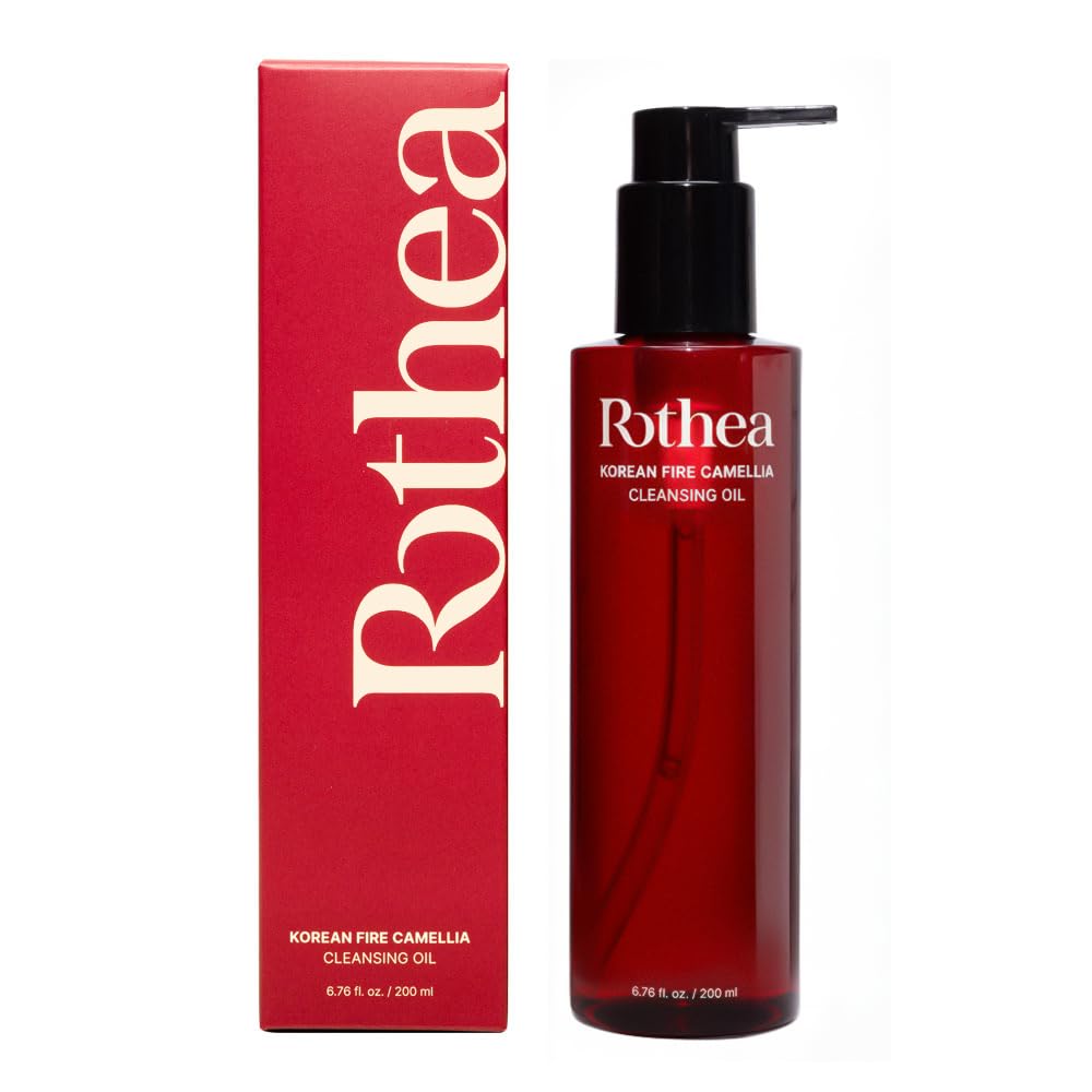 Korean Fire Camellia Cleansing Oil - Gentle Makeup Remover & Blackhead Eliminator | 6.76 fl oz / 200ml