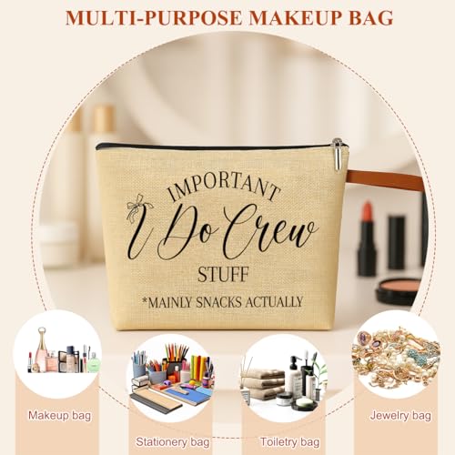 Idocrew 1326 Luxury Makeup Bag Gift Set for Bridesmaids & Travel