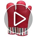 Heat Resistant Silicone Oven Mitts - Extra Long 15" for Cooking & Grilling