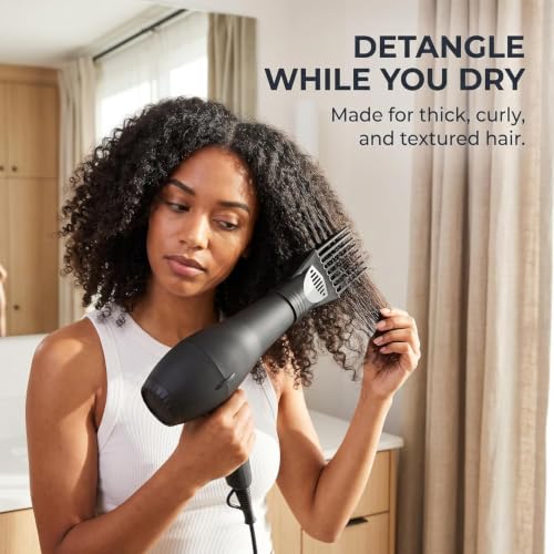 Universal Hair Dryer Comb Attachment for Straightening & Detangling