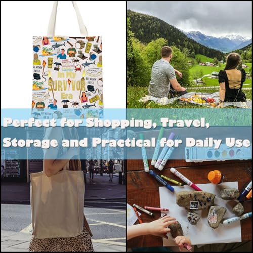 GJTIM Reality Show Tote Bag - Canvas Shoulder Bag Gift