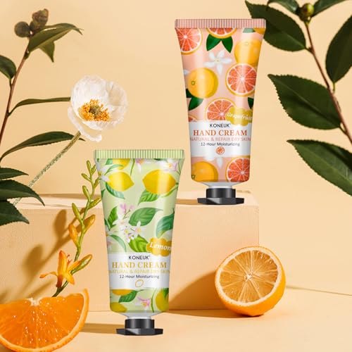 KONEUK 8-Pack Moisturizing Hand Cream Set - Perfect Gifts