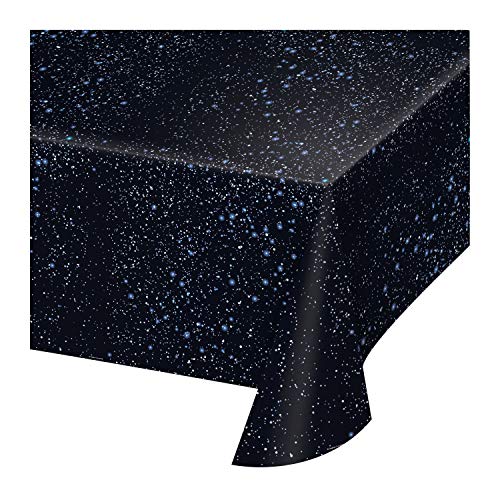 Galaxy Design Plastic Table Cover 54" x 108" for Parties