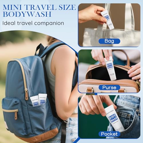 30 Pack Travel Size Body Wash - Mini 30ml Shower Gel