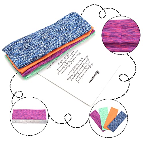 CÉLLOT 12-Pack Breathable Athletic Sweat Headbands for Sports & Yoga - Unisex, Moisture-Wicking, Non-Slip Fitness Headbands