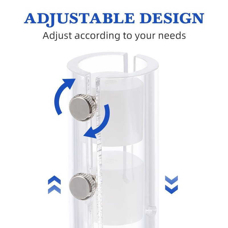 POPETPOP Mouse Restrainer for Research- Acrylic Transparent Laboratory Cages Restrainer for 15-35 Gram Mice (Random Screw Style)