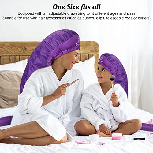 Amzpic XXXL Bonnet Hair Dryer Attachment with Heat-Protection Headband