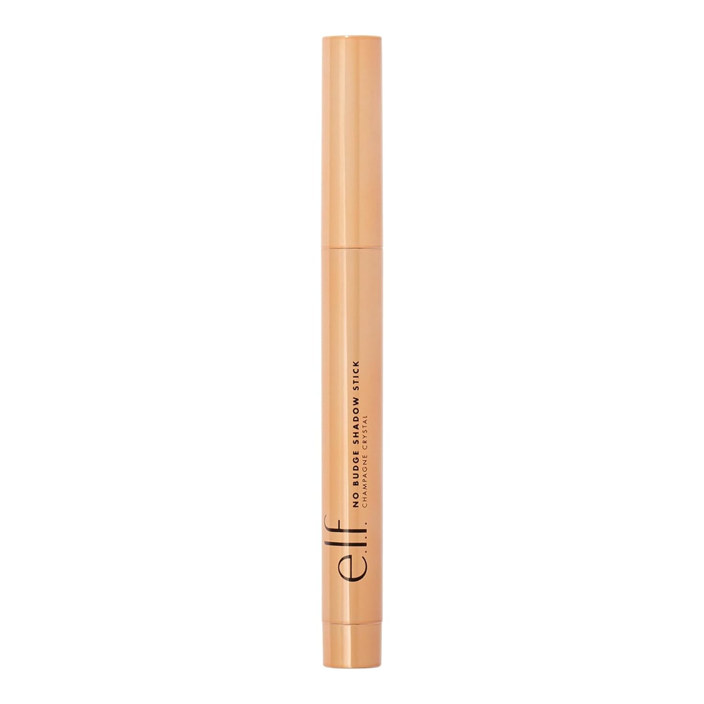 e.l.f. No Budge Shadow Stick - Long-Lasting Cream Eyeshadow in Champagne Crystal | High-Pigment Metallic Finish, Vegan & Cruelty-Free