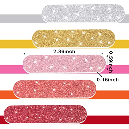 150 Mini Nail Files Bulk - Disposable Emery Boards for Nails, Natural & Acrylic