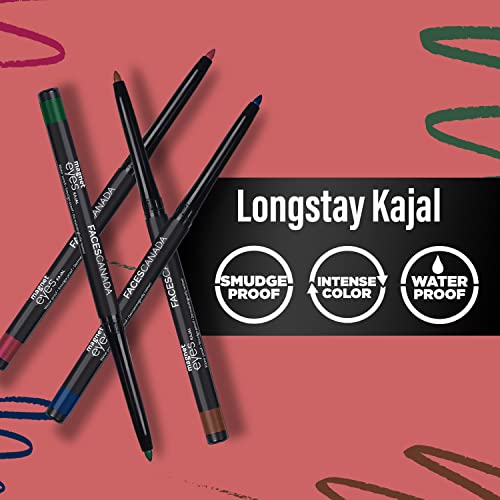 FACESCANADA Magneteyes Waterproof Brown Eyeliner - Long-Lasting Kajal for Precise Eye Definition