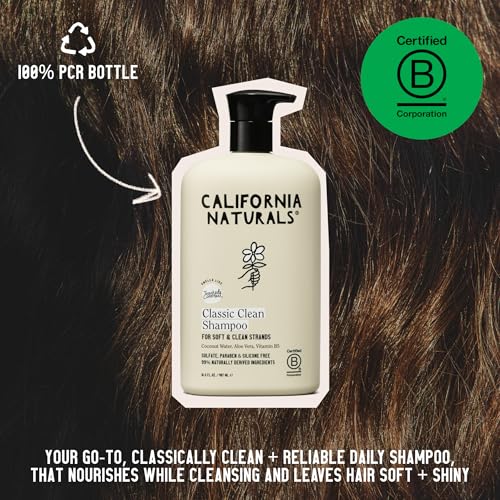California Naturals Toasted Coconut Shampoo - Sulfate Free, Vegan, 20 fl oz