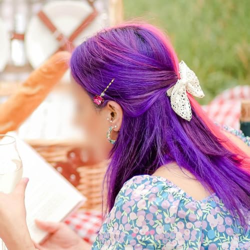 6 Pack Colorful Rhinestone Bobby Pins for Women & Girls