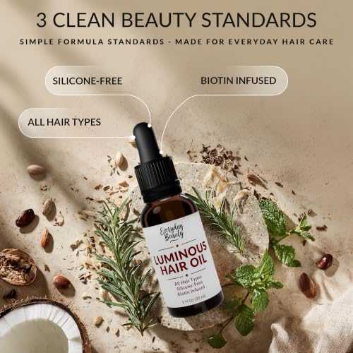 Everyday Beauty Luminous Hair Oil - Biotin & Botanical Nourishing Treatment