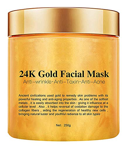 KlsyChry 24K Gold Peel Off Face Mask - Anti-Aging & Deep Cleansing 250g