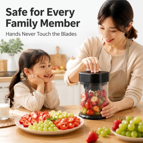 Kesttenn Grape Cutter for Toddlers - Fruit Slicer with 304 Stainless Steel Blades