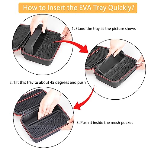 RLSOCO Travel Hard EVA Case for Philips Bodygroom Series 5000/7000 Trimmers